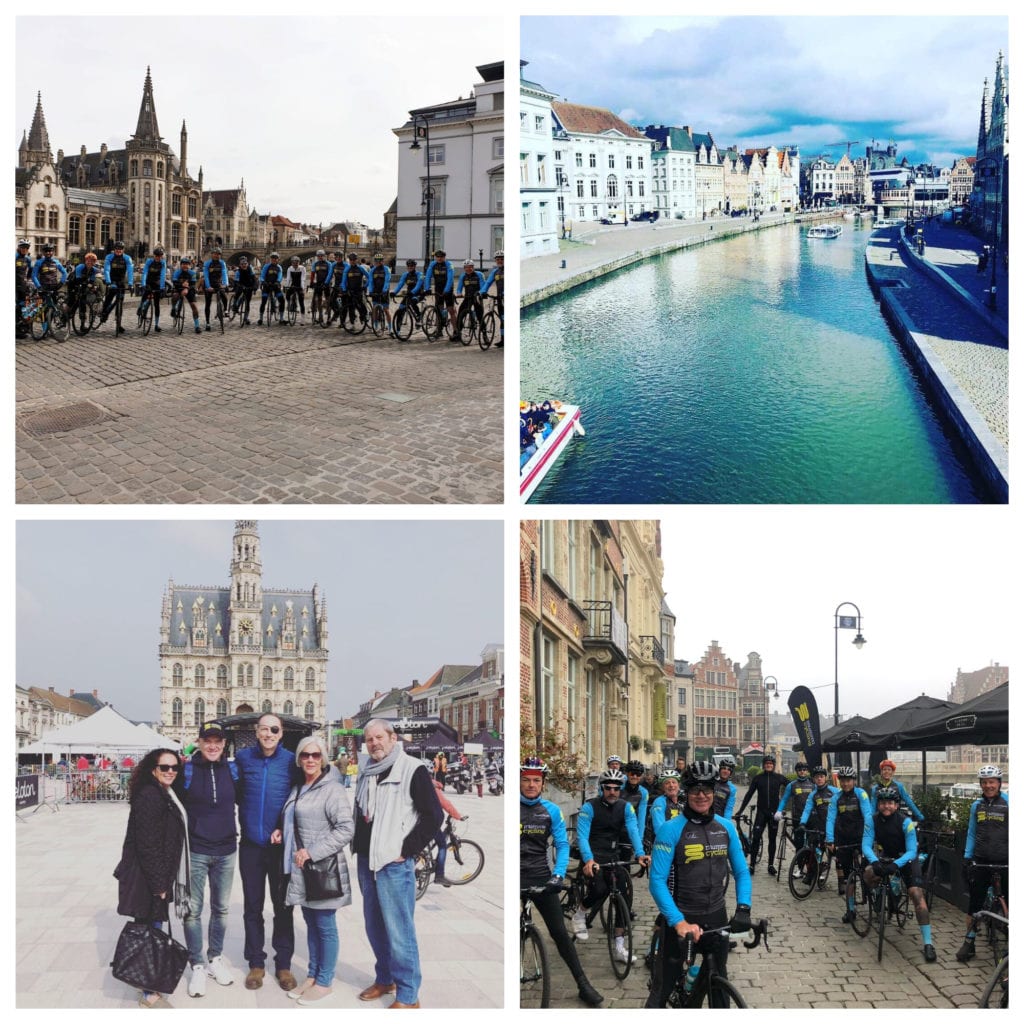 spring classics 2019 Belgian city of Ghent. Sunshine, smiles and some serious excitement