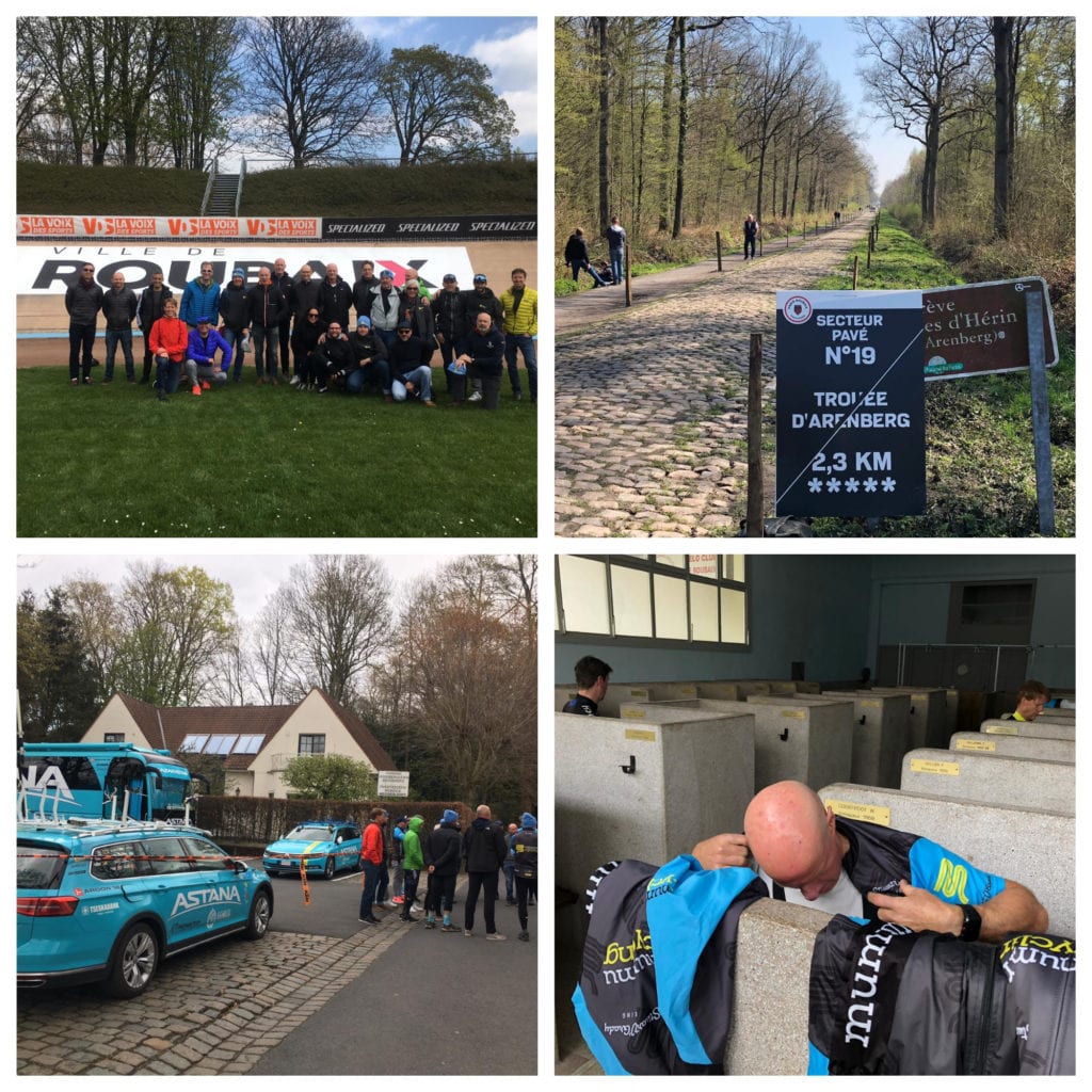 Astana pro team staff for a Q & A session