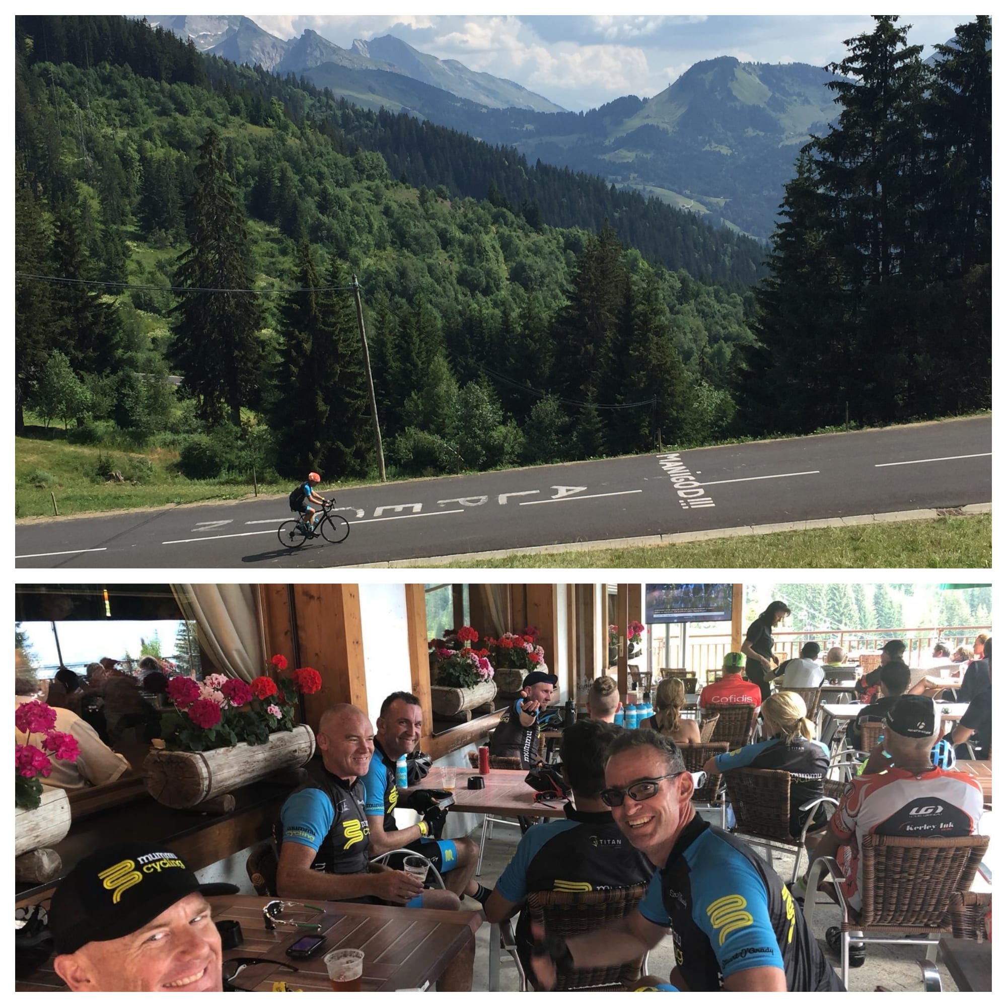 pros up the Category 1 Col de la Croix Fry