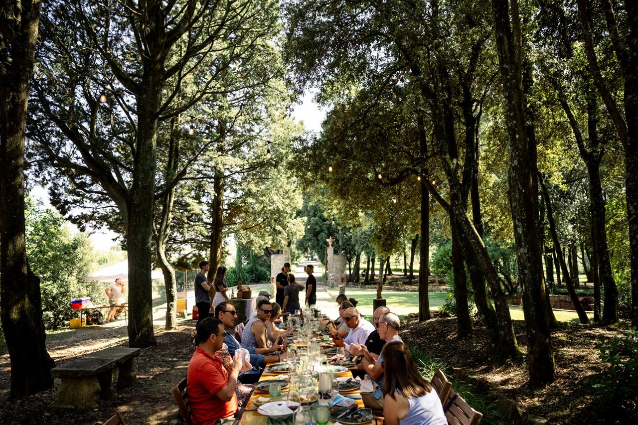 Tuscan lunch scene