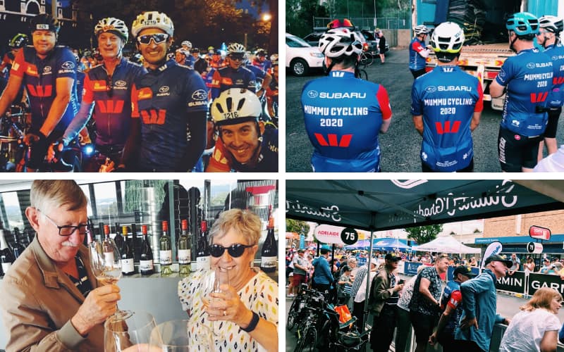 Mummu Cycling group ride, Adelaide, 2020