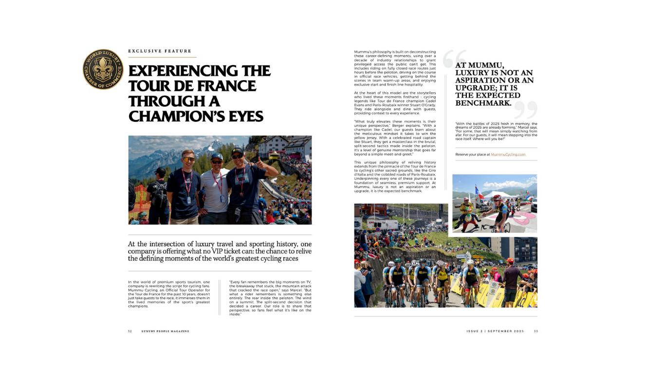 Mummu Cycling brings fans closer to pro cycling than VIP tickets.